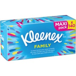 Kleenex Family Maxi Pack Boîte de 140 Mouchoirs (lot de 6)