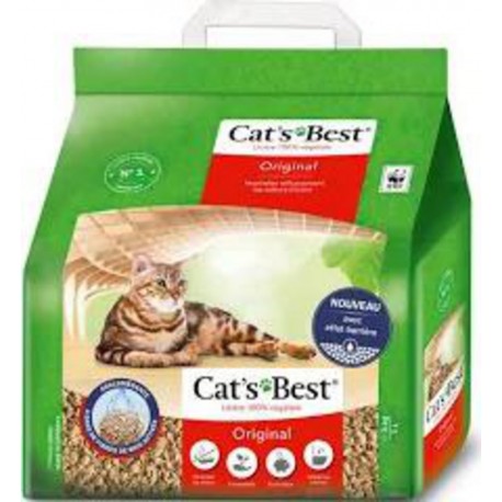 Cat's Best Original Litière Pour Chats Végétale 7L 3Kg (lot de 2)