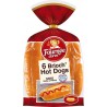 La Fournée Dorée 6 Pains Hot Dog Prédécoupé x6 270g