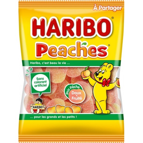 Haribo Peaches 250g (lot de 8)