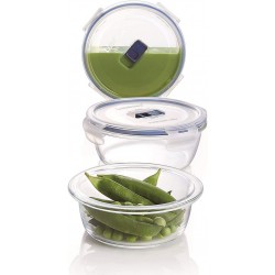 Set 3 pièces boîtes rondes + couv - Pure Box Active - Luminarc 9207684