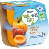 Naturnes Compotes bébé bio dès 6 mois pomme pêche abricot sans sucre ajoutées