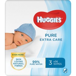 Huggies Lingettes bébé Pure 2+1 PURE EXTRA CARE
