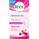 Veet Bandes de Cire Easy-Gelwax Technology Peaux Normales par 40 Bandes Maxi Format