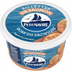 Petit Navire Rillettes de saumon rose du pacifique 125g