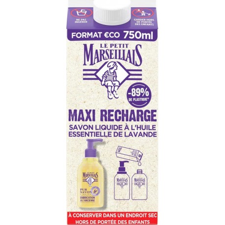 LE PETIT MARSEILLAIS SAVON RECHARGE LAVANDE 750ml