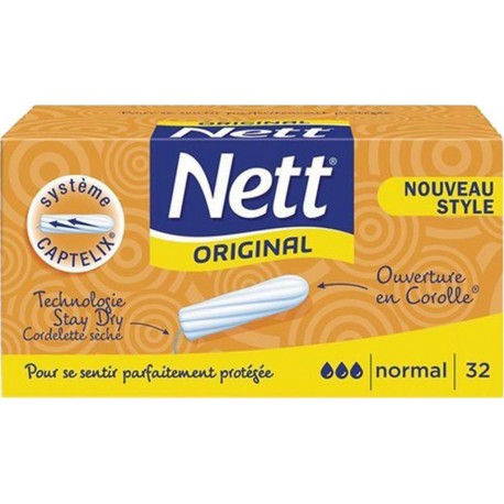 Nett Original Tampon Normal x32 (lot de 4)