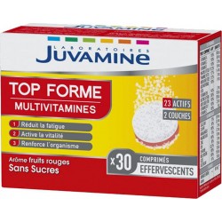 Juvamine Top Forme Multivitamines Arôme Fruits Rouges Sans Sucres (lot de 2)