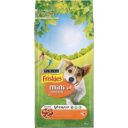 Friskies Mini Menu Vitafit Croquettes pour Chien Adulte au Poulet et aux Légumes 2Kg (lot de 4)