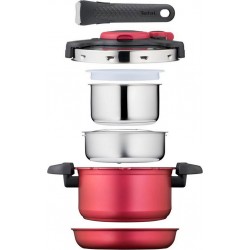 Tefal Autocuiseur - Cocotte minute TM Autocuiseur Duo 4L All in one P4704200