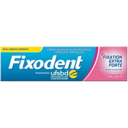 Fixodent Fixation Extra Forte Pour Toute La Journée Original 47g (lot de 6)