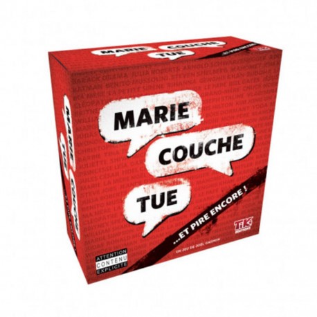 Tiki MARIE COUCHE TUE - Jeu de Plateau