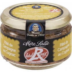 Mère Lalie Pâté de campagne au cognac Label Rouge 180g