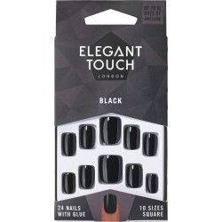 ELEGANT TOUCH FAUX ONGLES BLACK