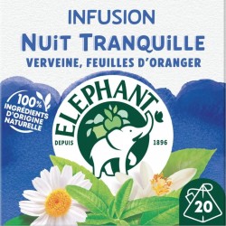 ELEPHANT NUIT TRANQUILLE Verveine FEUILLES D’ORANGER x20