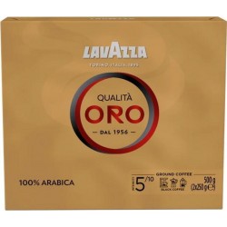 LAVAZZA MOULU QUALITA ORO 2X250G 500g