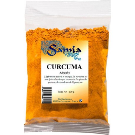 Samia Curcuma Moulu 100g (lot de 4)
