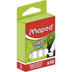 MAPED BOITE 10 CRAIES BLANCHES