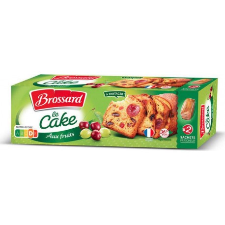 Brossard Cakes Fruits 2x250g 500g