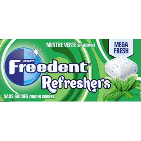 Freedent Dragées Refreshers Menthe Verte x8 18g