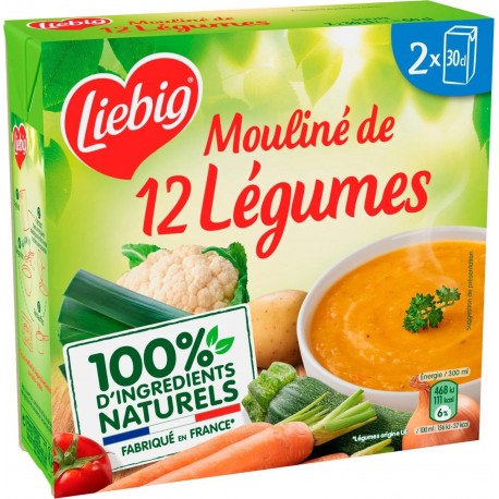 LIEBIG MOULINE 12 LEGUMES 2X30CL 60cl