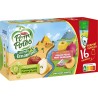 POM'POTES Compotes Les P'tits Explorateurs pomme poire raisin, pêche fruit du dragon sans sucres ajoutés les 16 gourdes de 90g