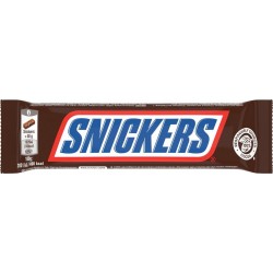 SNICKERS Barres chocolatées Cacahuètes Et Caramel la barre de 50g