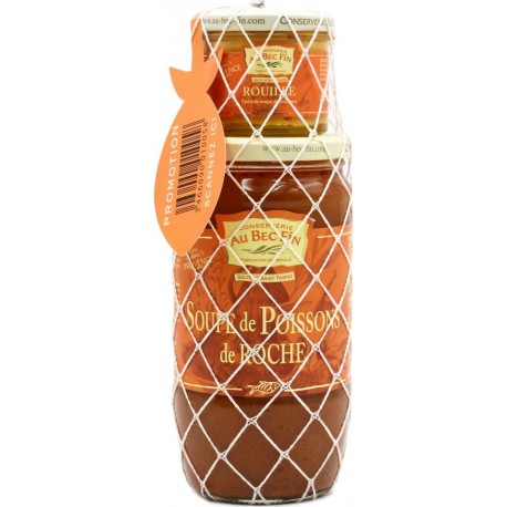 CONSERVERIE AU BEC FIN Soupe Velouté Poissons le filet de 980ml