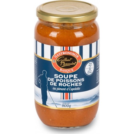 GILBERT Soupe Velouté Poissons de Roche BARADAT 800g