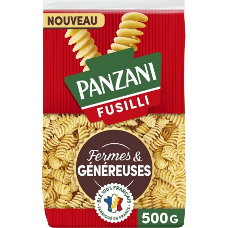 PANZANI Pâtes fusilli fermes et généreuses 500g