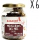 Sabarot Lot X6 Mousserons Des Près Séchés Pot 30g les 6 pots de 30g