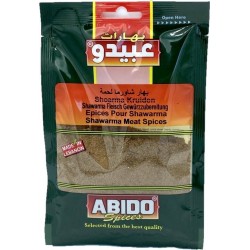 Abido Épices Shawarma Bœuf (kebab) l'unité de 0.05Kg