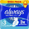ALWAYS Serviettes Hygiéniques avec Ailettes Ultra Night Taille 3 pack de 28 serviettes hygiéniques