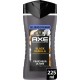AXE Gel douche Homme Hydratant Parfum Frais Apaisant Vanille Orange Bois de Santal Huile Essentielle d'Orange Premium Black Vani