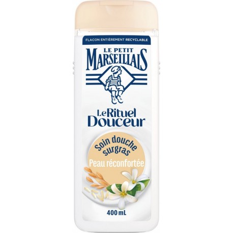 LE PETIT MARSEILLAIS Crème douche Surgras Lait de Riz et Jasmin 400ml