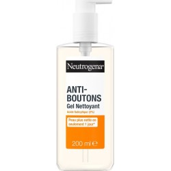 NEUTROGENA Soins Visage Anti-Boutons Gel Nettoyant Acide Salicylique Peau plus Nette 200ml