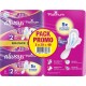 ALWAYS Serviettes Hygiéniques avec Ailettes Platinum Long Plus lot de 2 paquets de 20 serviettes