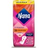 NANA Serviettes Hygiéniques sans Ailettes Régulier V Protection 26 serviettes hygiéniques
