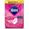 NANA Serviettes Hygiéniques avec Ailettes Ultra Régulier Plus V-Protection pack de 22 serviettes hygiéniques