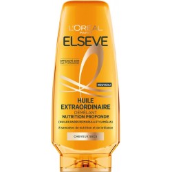 L'OREAL PARIS Après-shampoing Nourrissant Démêlant Cheveux secs Huiles de marula et camélia Elseve 200ml