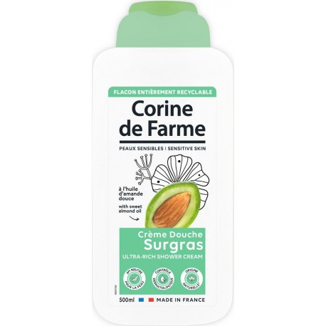 CORINE DE FARME Crème douche Surgras Huile d'Amande Douce 500ml