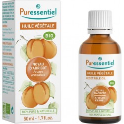 PURESSENTIEL Huile Végétale 100% Pure et Essentielle Noyau d'Abricot Bio 50ml