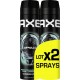 AXE Déodorant spray Anti-transpirant Apollo 48h lot de 2 sprays