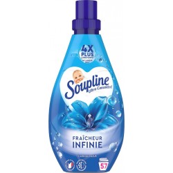 SOUPLINE Adoucissant Ultra Fraîcheur Infinie Azur le bidon de 800ml