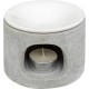 Atmosphera Brûle-parfum Olioa Ciment 11x7cm