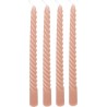 Atmosphera 4 Bougie-bâtons Twist Many Rose 180g