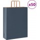 Vidaxl Sacs En Papier 50 Pcs Avec Poignées Bleu 32x12x42 Cm