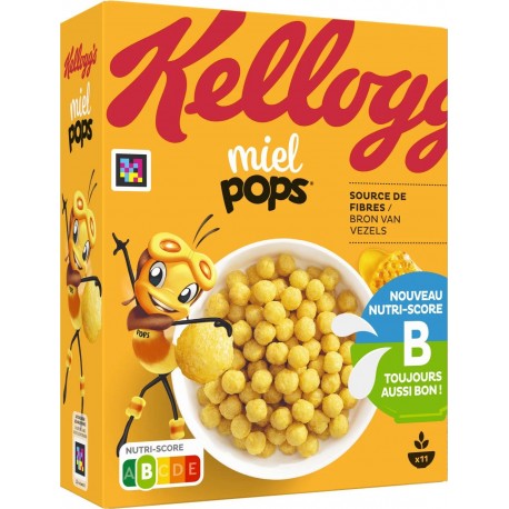 KELLOGG'S Céréales Miel Pops 330g