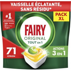 FAIRY Tablettes Lave-Vaisselle All In One Citron