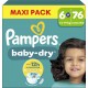 PAMPERS Couches Bébés Baby-Dry 14-19Kg Taille 6+ 76 couches